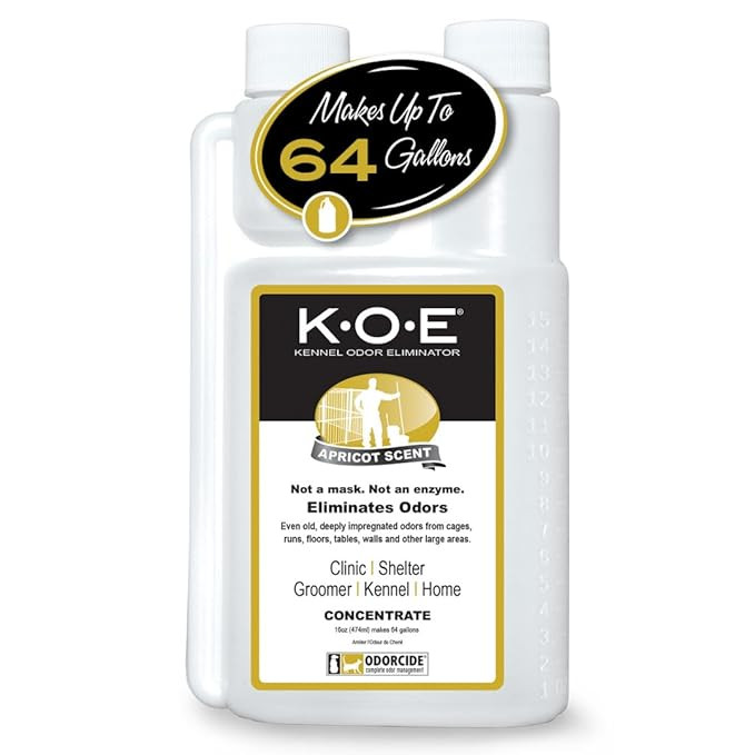 Odorcide K.O.E. Apricot Odor Eliminator 16 oz for Strong Odor for Cages, Runs & More – Home & K... | Amazon (US)
