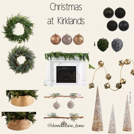 Most Christmas is on sale at Kirklands. Here’s a few favourites! 
Tree ornaments, wreath, garland, collar 

#LTKhome #LTKHoliday