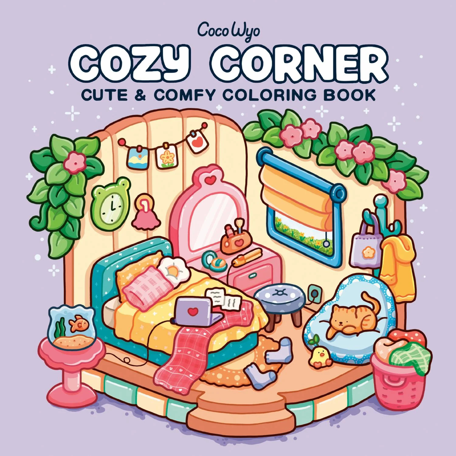 Coco Coco Wyo: Cozy Corner: Coloring Book for Adults and Kids, 96 pages (Paperback) | Walmart (US)