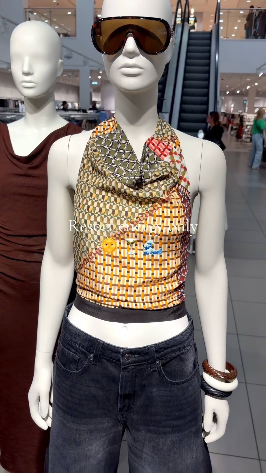 If golden hour was an outfit 🌅 The perfect matching set for Summer holidays. Tile print tie back halter top with matching draped skirt. Luxe vibes only 🍸

#LTKootd #LTKSeasonal #LTKgrwm