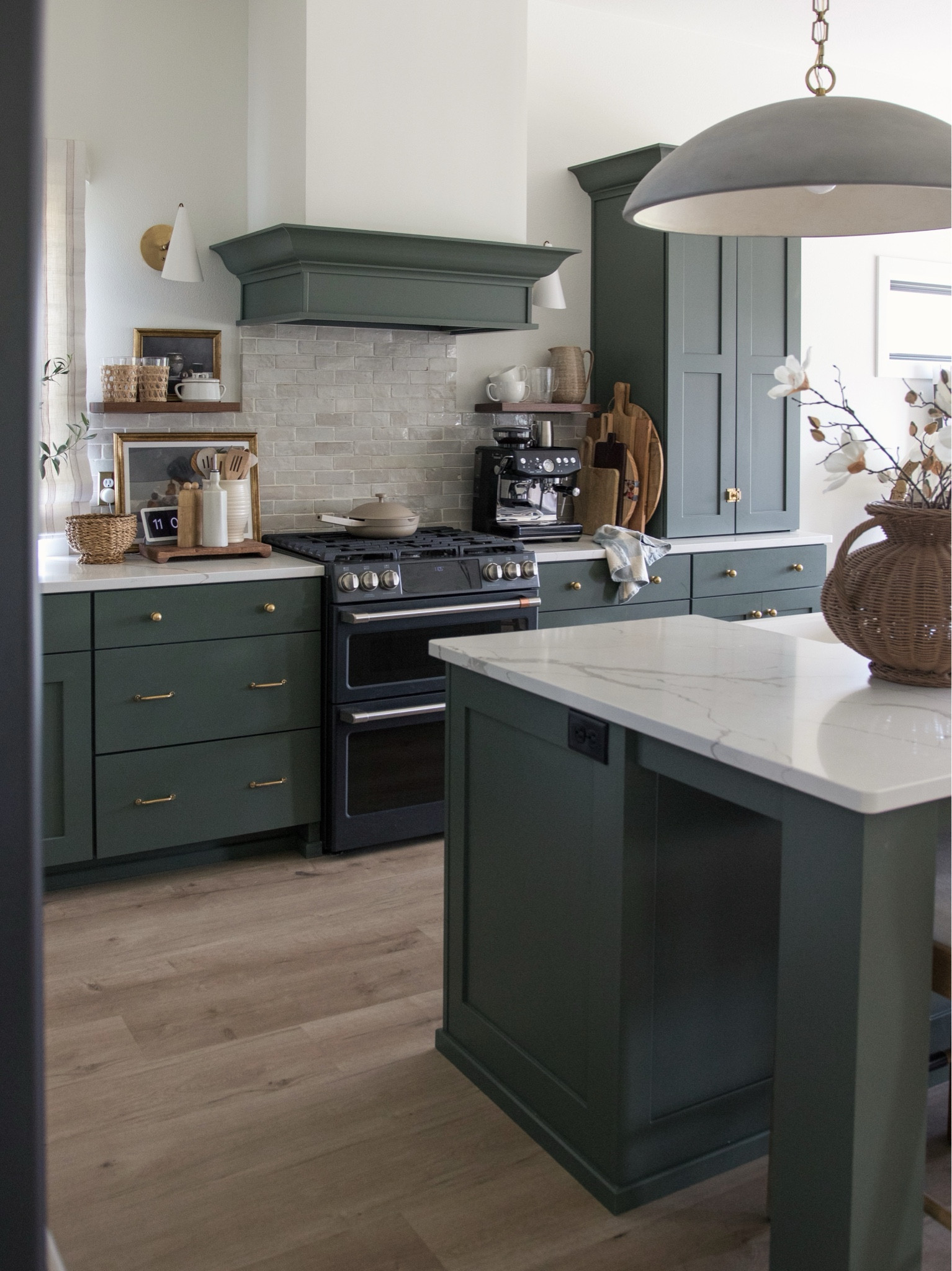 The heart of our home 🫶 love our green kitchen!

#LTKHome #LTKStyleTip #LTKFindsUnder100