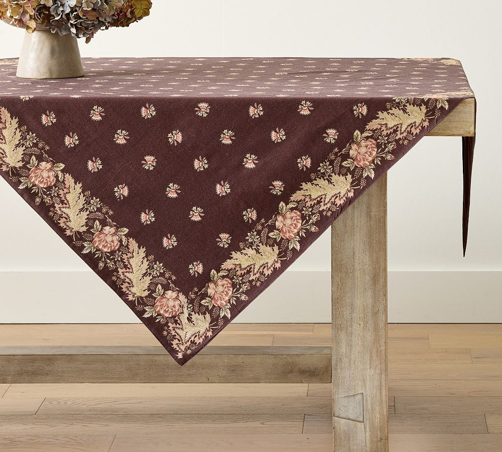 Antique Rose Cotton Table Throw | Pottery Barn (US)