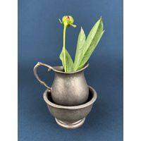 Vintage Pewter Creamer & Sugar Bowl. Bwp Usa. Collectible Set Of Two | Etsy (US)