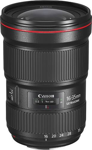 Canon - EF 16-35mm f/2.8L III USM Zoom Lens for Canon EF-mount cameras - Black | Best Buy U.S.