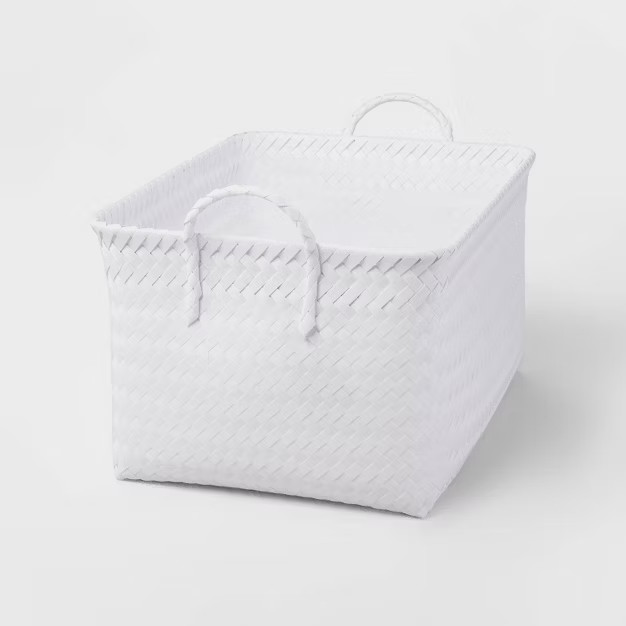 Large Woven Rectangular Storage Basket - Brightroom™ | Target