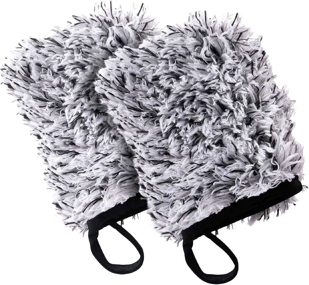 VIKING Wheel Cleaner Mitts for Car, Microfiber Wheel Cleaner for Car Detailing and Rims, Black an... | Amazon (US)