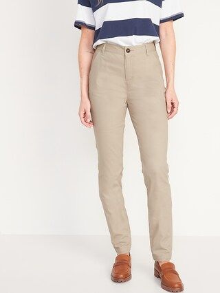 High-Waisted Full-Length Stretch Skinny Pants for Women | Old Navy (US)