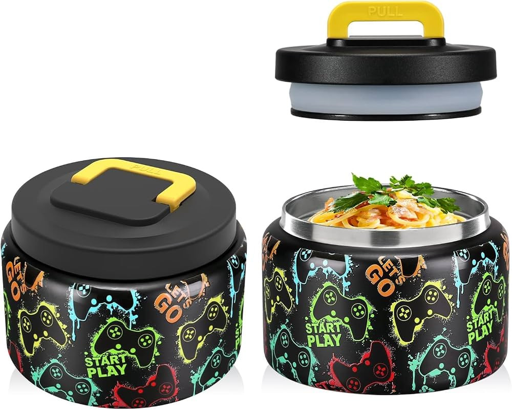 8 Oz Thermo Food Jar for Hot & Cold Food for Kids, Insulated Lunch Containers Hot Food Jar,Leak-P... | Amazon (US)