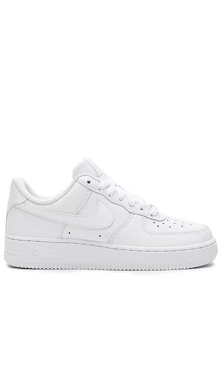 Womens Air Force 1 '07 in White & White | Revolve Clothing (Global)