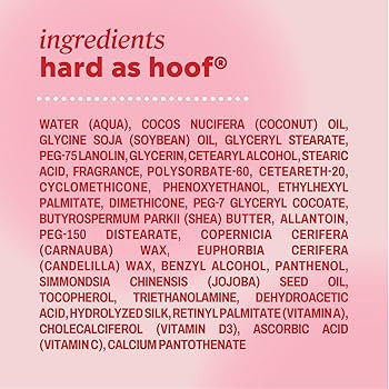 Onyx Professional Hard as Hoof Nail Strengthening Cream, Island Coconut Scent - Nail Growth and C... | Amazon (US)