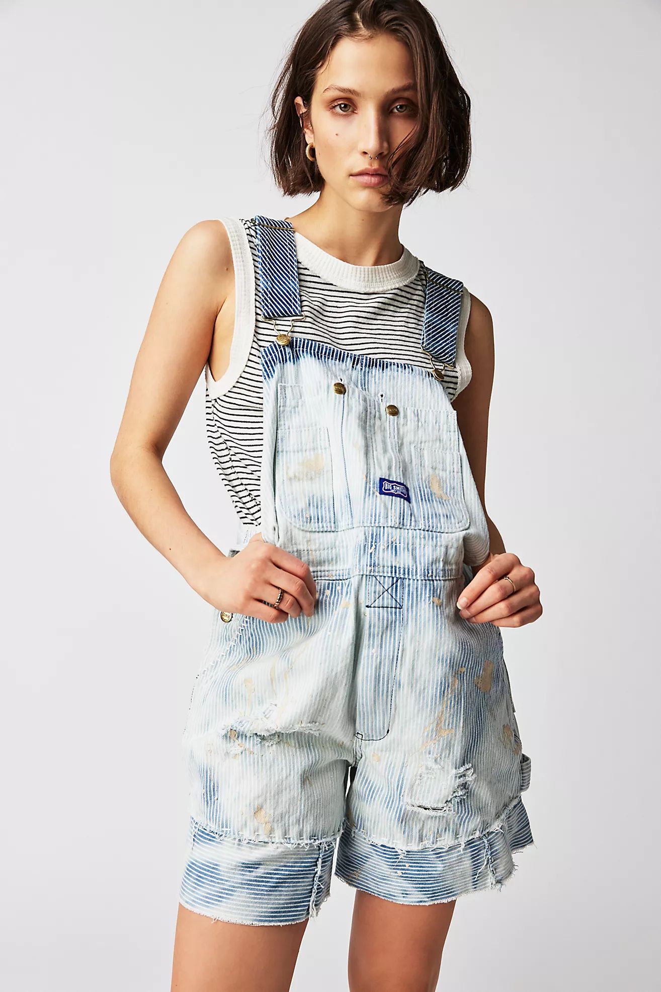 Tricia Fix Railroad Shortalls | Free People (Global - UK&FR Excluded)