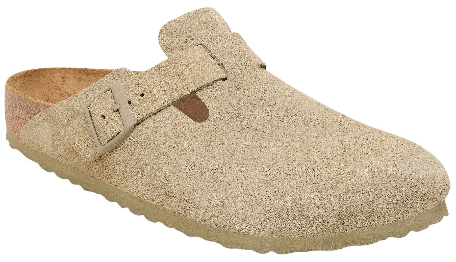 Birkenstock Men's Boston Soft Footbed Clogs, 11/11.5 US (44 EU), Faded Khaki | DICK'S Sporting Goods