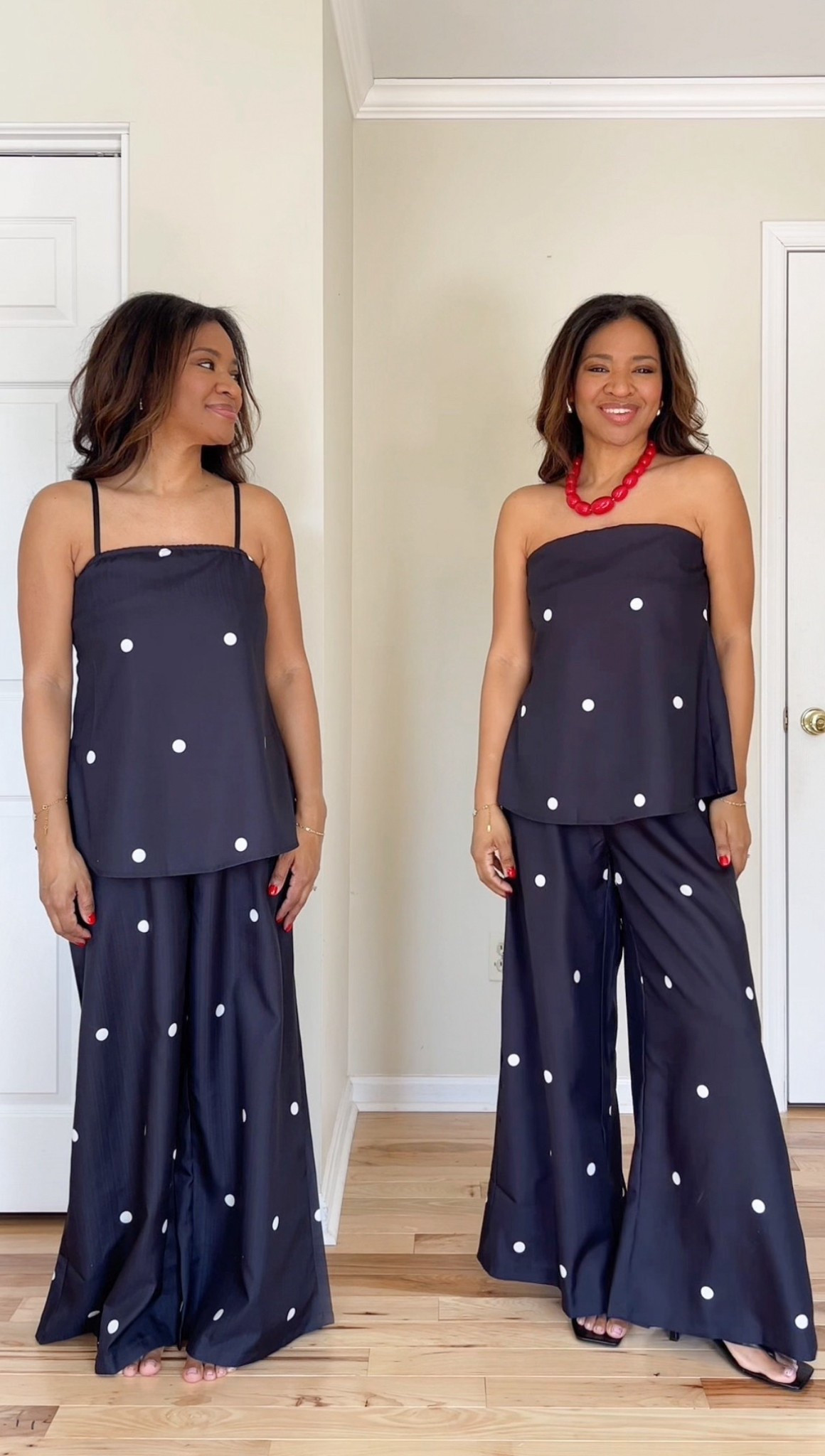 Wearing a small in this set. I would not go up a size since it’s pretty loose as it is. If it’s out of stock, I’m linking similar ones that can also work just as well! My heels are TTS  

#LTKgrwm #LTKootd #LTKOver40