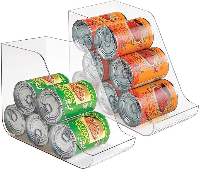 mDesign Plastic Kitchen Storage Organizer Container Bins for Pantry, Fridge, Freezer Organization... | Amazon (US)