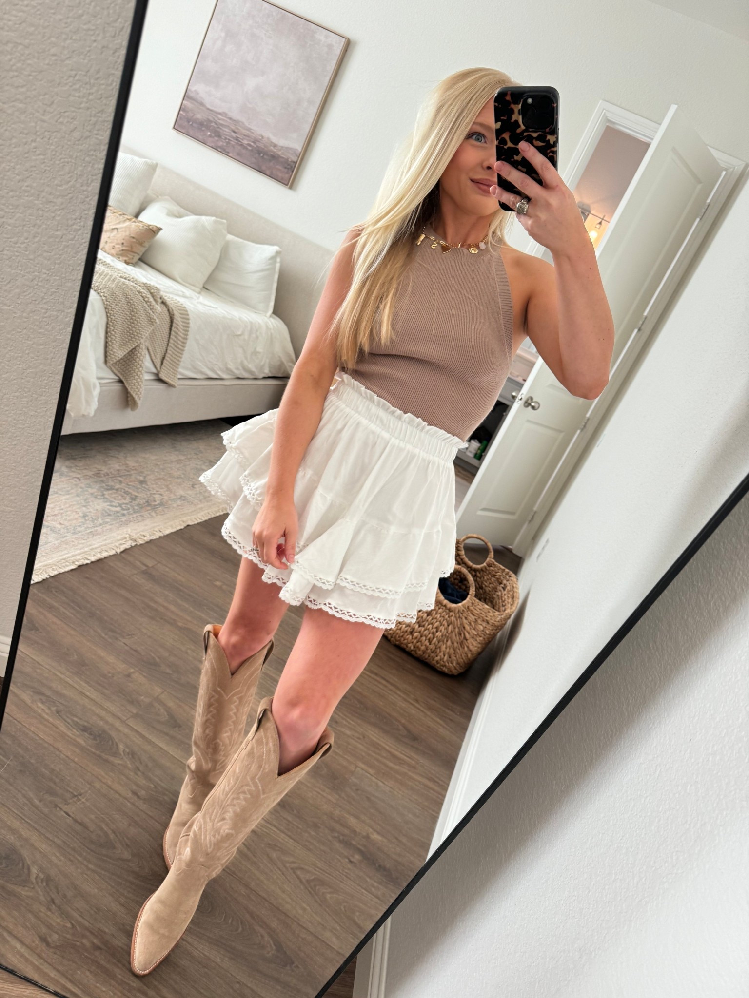 I love these boots. Best boots I’ve ever owned and they go with EVERYTHING! This skirt is from Amazon or SHEIN. 

#LTKBeauty #LTKStyleTip #LTKPetite
