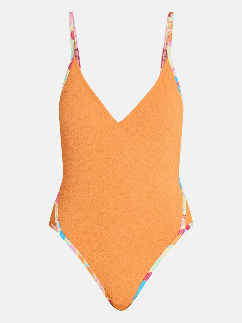 Best seller No Boundaries Femme Floral Print One-Piece Swimsuit, Women’s XXS-XXL $19.98 | Walmart (US)