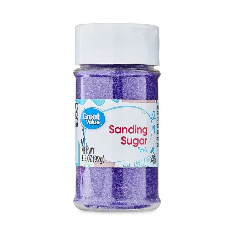 Great Value Purple Sanding Sugar, 3.5 oz | Walmart (US)