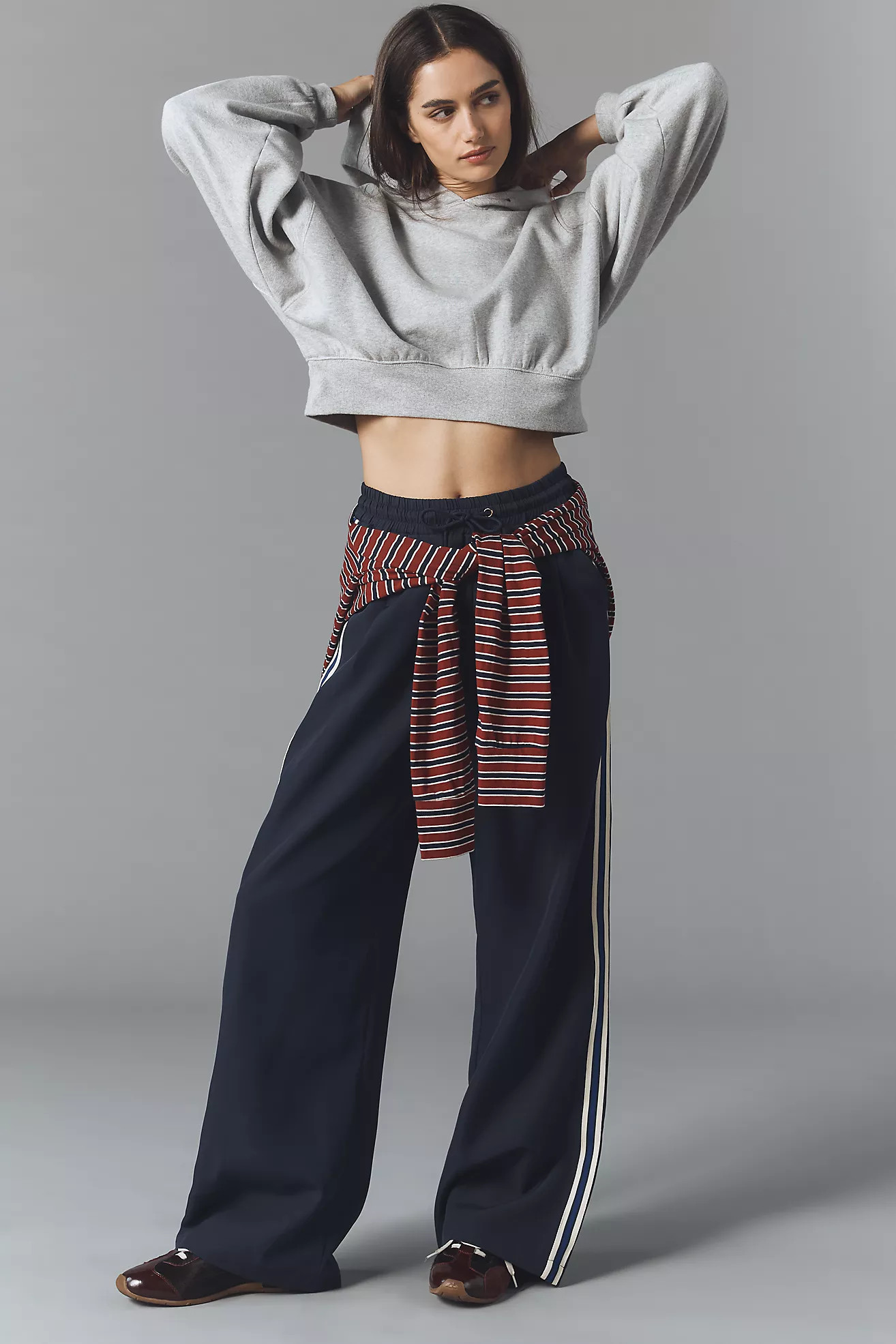 Bishop + Young Ford Tie-Front Track Pants | Anthropologie (US)