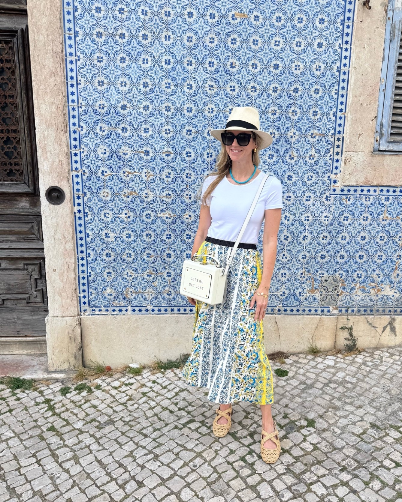 When the look matches the tiles in Portugal! Fashion camouflage FTW.

#LTKOver40 #LTKTravel #LTKSaleAlert