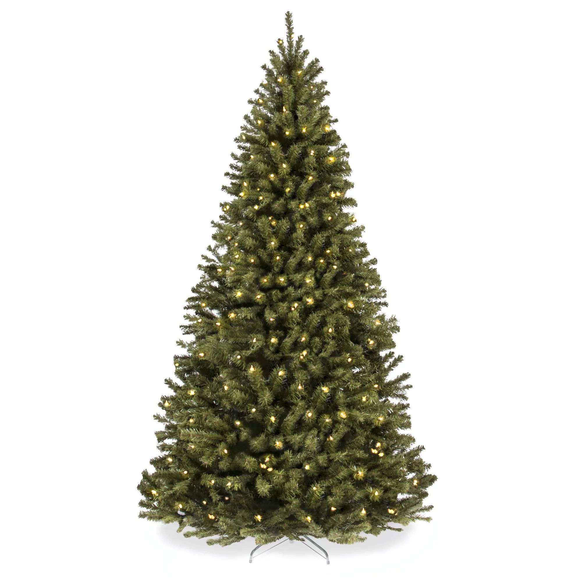 Best Choice Products 7.5ft Pre-Lit Spruce Artificial Christmas Tree w/ Easy Assembly, Metal Hinge... | Walmart (US)
