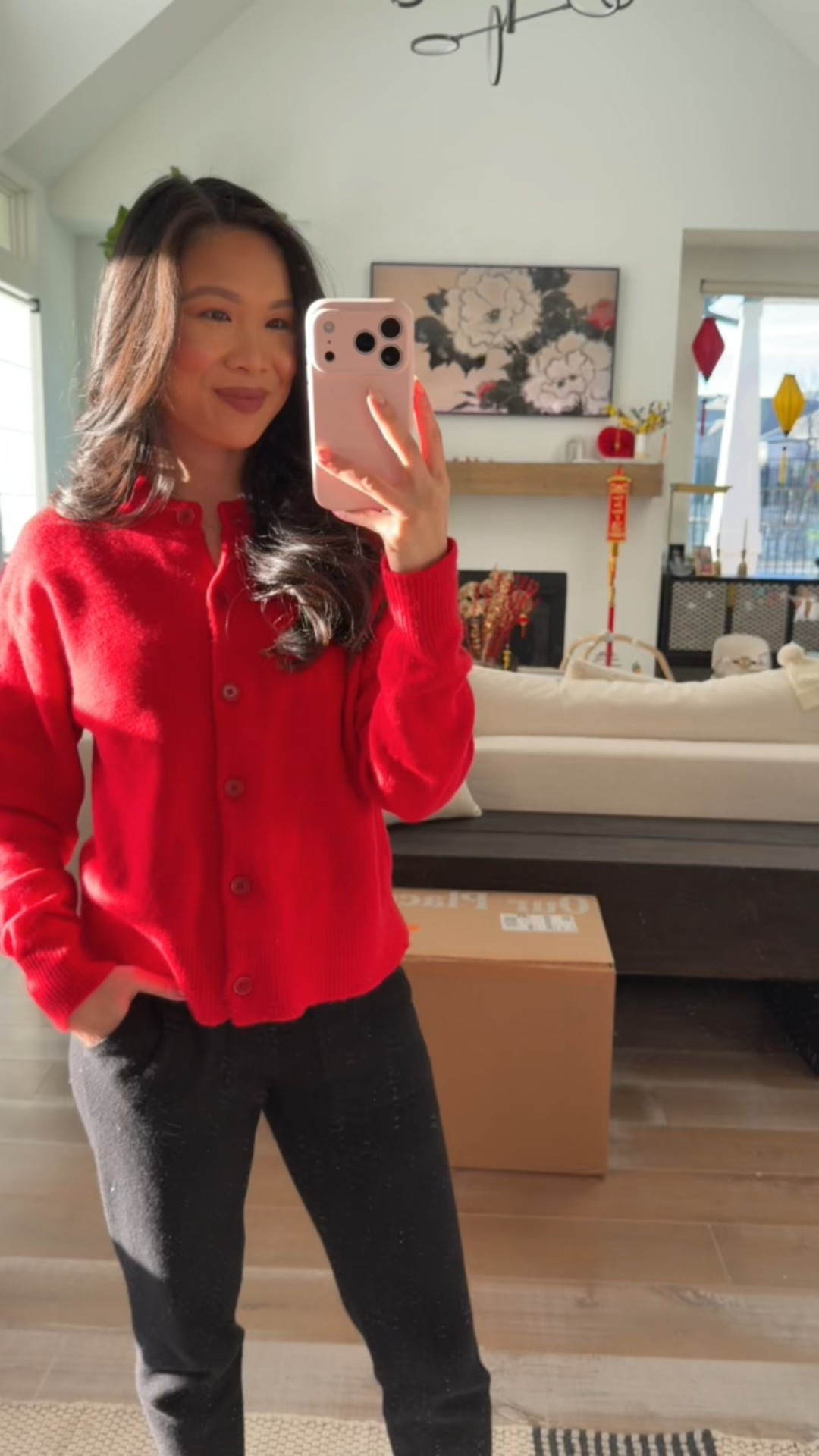 Cozy winter outfit with 100% cashmere relaxed sweater styled with cashmere jogger sweatpants. Top can be worn by itself or as a layering piece!  

#LTKootd #LTKSeasonal