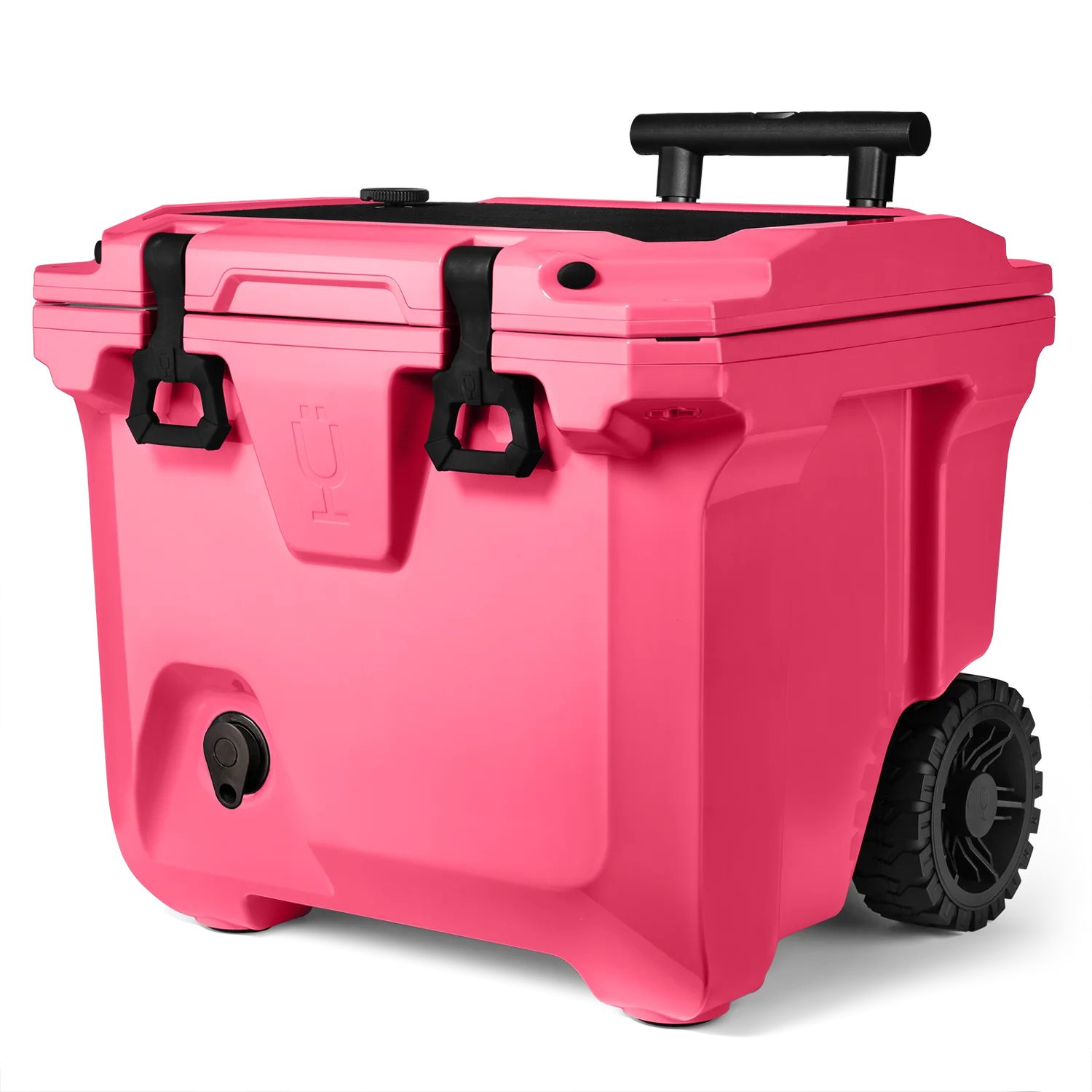 Brutank 35 Quart Rolling Cooler Neon Pink | BruMate