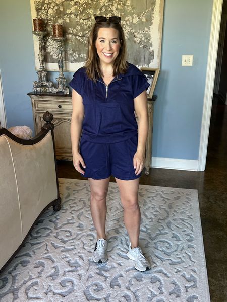 I’ll be living in these casual sets all summer long. Love this navy one from Amazon. I’m wearing a medium and paired it with sneakers for an everyday mom look  

#LTKActive #LTKStyleTip #LTKTravel