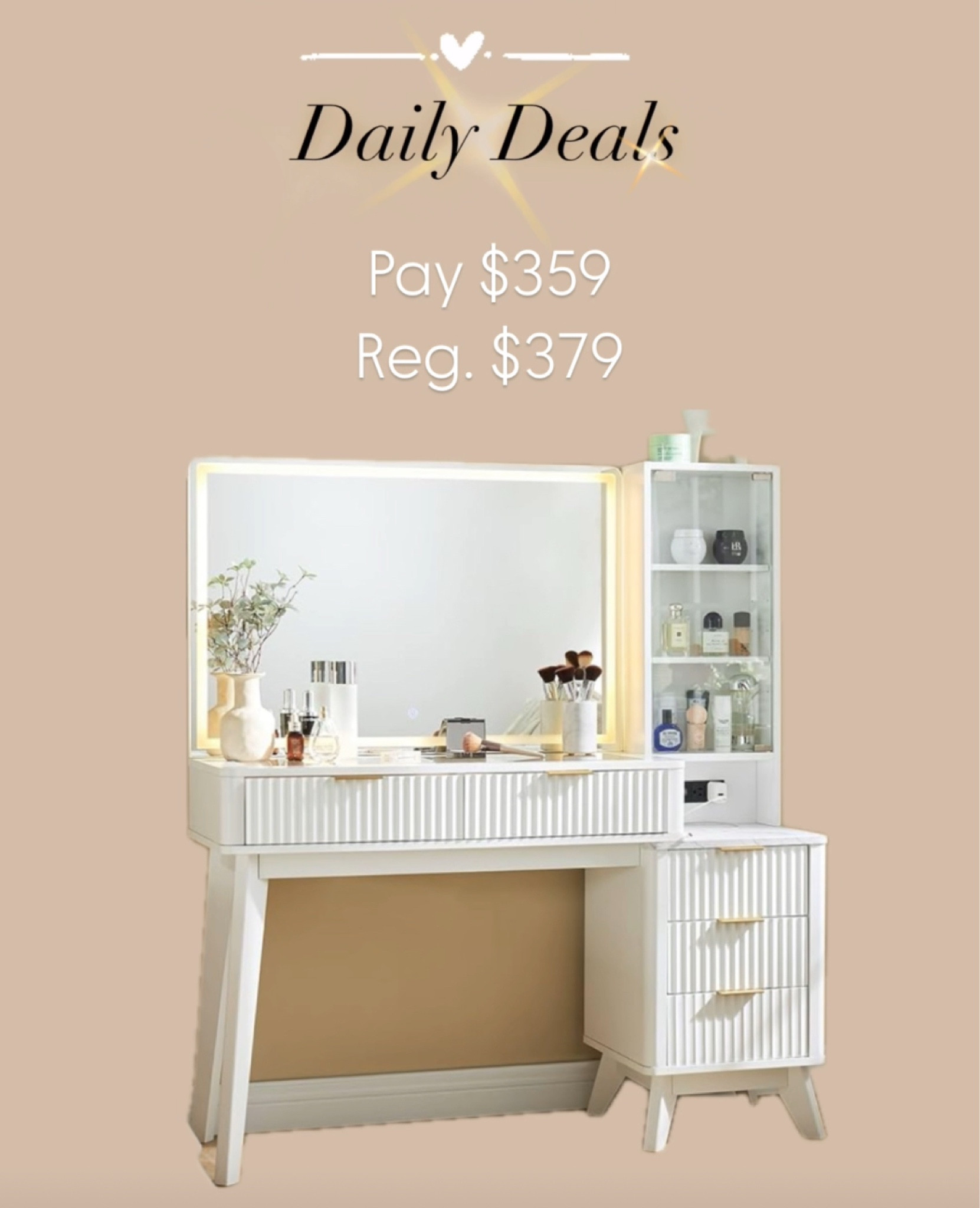 Pay $359 (reg. $379) on this beautiful vanity! @amazon #amazon

#LTKFindsUnder50 #LTKSaleAlert #LTKHome
