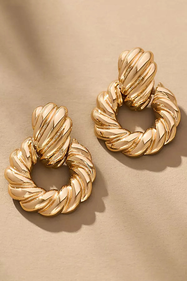 Twisted Circlet Earrings | Anthropologie (US)