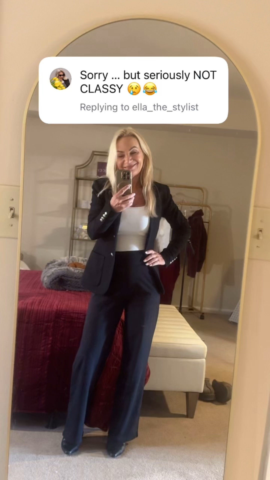 These pants are amazing- you could wear them to yoga or work 😂

Stretchy and buttery soft, but the slight flare and pockets make them appropriate any wear. Also they come in 3 different inseams which is super helpful. 

Drop any questions in the comments.

xoxo
Elizabeth 




#LTKSeasonal #LTKFindsUnder50 #LTKOver40