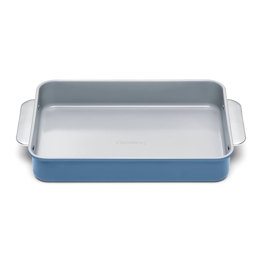 Caraway Non-Stick Ceramic 9”x13” Rectangle Pan - Naturally Slick Ceramic Coating - Non-Toxic,... | Amazon (US)