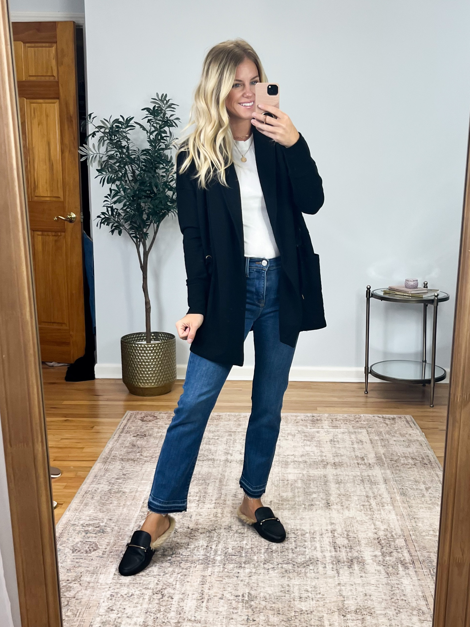 I LOVVVE this sweatshirt jacket style! So easy to wear and looks cute casual or dress it up! Wearing size XS

#LTKstyletip #LTKunder50 #LTKworkwear