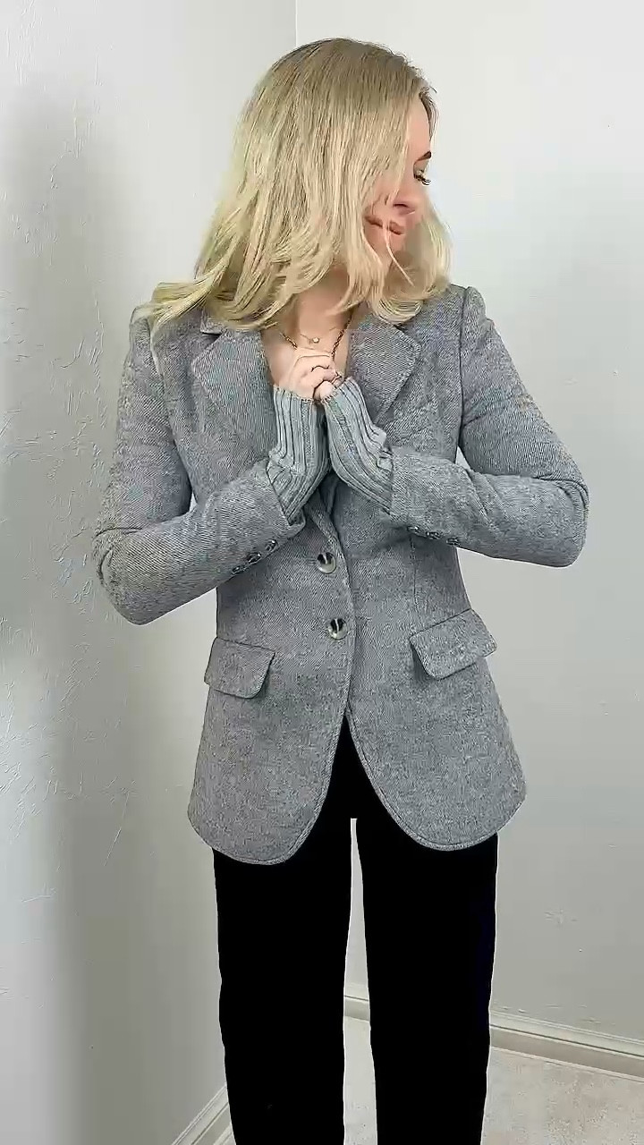 A woolly blazer starts off with a classic design and then switches things up by adding ribbed cotton-and-cashmere cuffs to create a bulk-free layered look.

Necklace makes a great Valentine’s Day gift!

#LTKValentine #LTKSeasonal #LTKgrwm