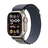 Apple Watch Ultra 2 [GPS + Cellular 49mm] Smartwatch with Rugged Titanium Case & Blue Alpine Loop... | Amazon (US)
