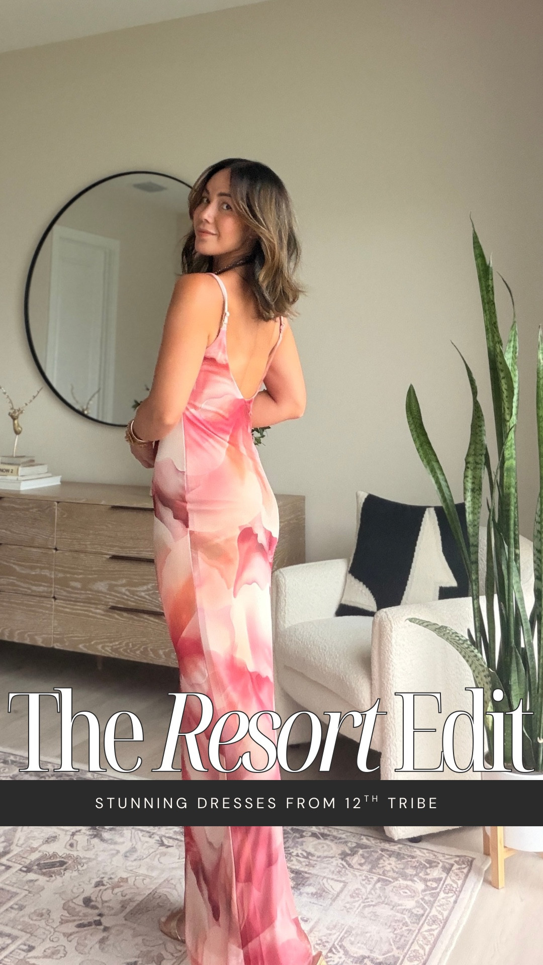 This dress was made for tropical vacation nights, sunset cocktails, or a beach wedding 🌴 The lightweight mesh creates a soft, body-skimming fit, while the open back adds just the right amount of drama. The blurred pink floral print makes each piece feel unique. I would style this with gold accessories and a sun-kissed glow.✨☀️ @12th Tribe 

#LTKgrwm #LTKTravel #LTKMothersDay