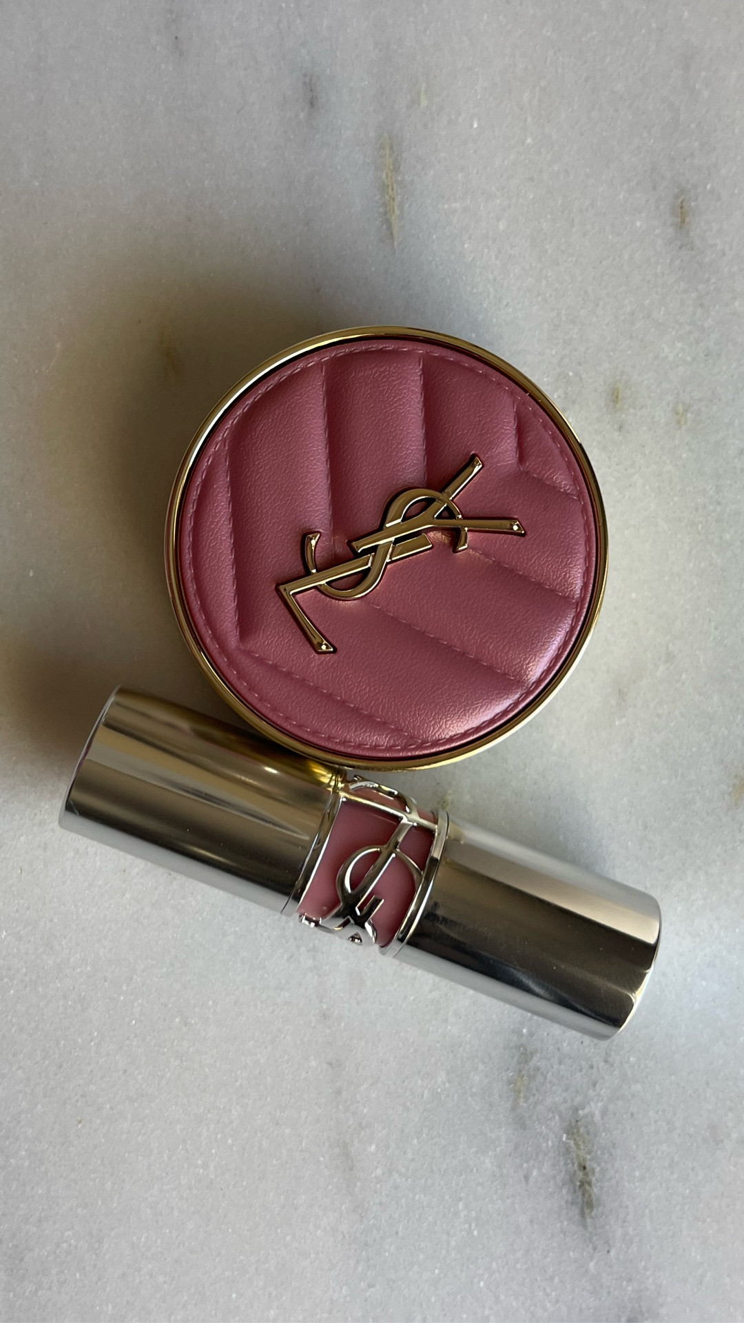 Testing out YSL’s Make Me Blush 24H Blurring Powder Blush & Loveshine Lip Oil Stick - The shade (for both) is 44 Nude Lavalliere 💕 #yslbeautyshadesofsummer #giftedbyyslbeauty 

#LTKBeauty #LTKmomlife