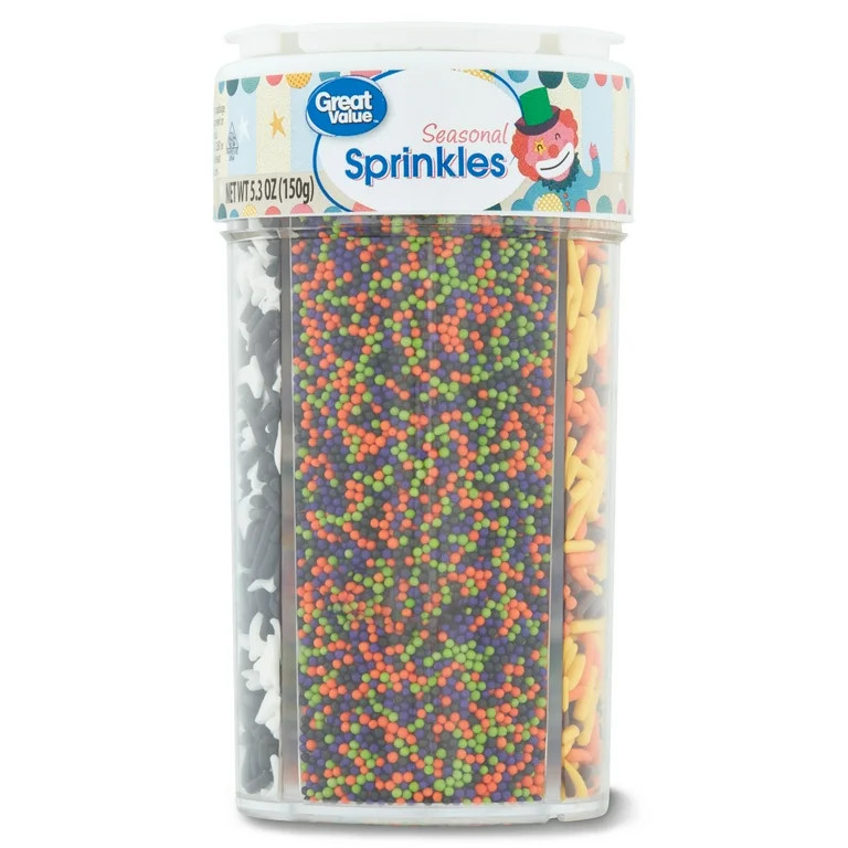 Great Value Seasonal Sprinkles, 5.3 oz | Walmart (US)
