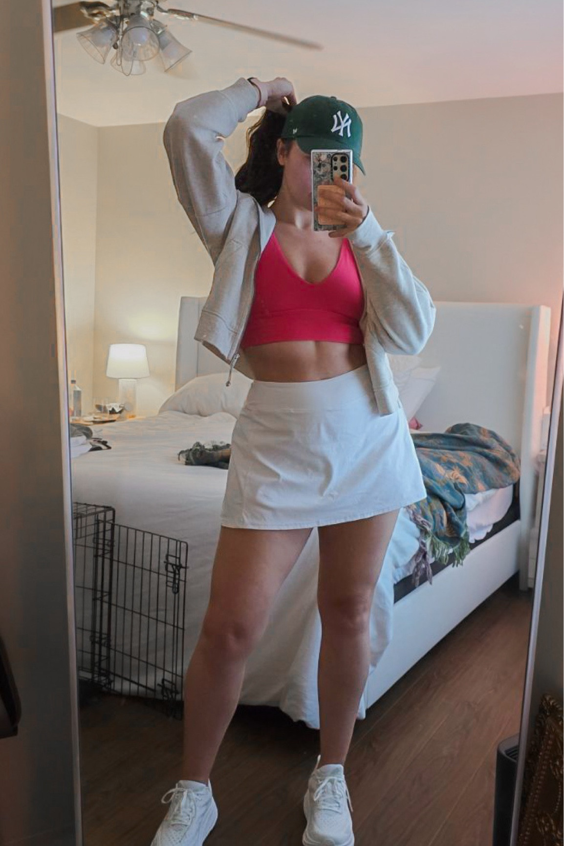 Pickleball outfit of the dayy

sizing-
bra: 10
skirt: L
jacket: L
shoes: 10.5 (typically an 11)

#LTKActive #LTKFindsUnder50 #LTKMidsize