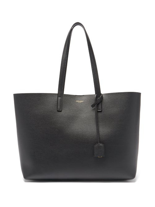 Saint Laurent - Shopping Leather Tote Bag - Womens - Black | Matches (US)