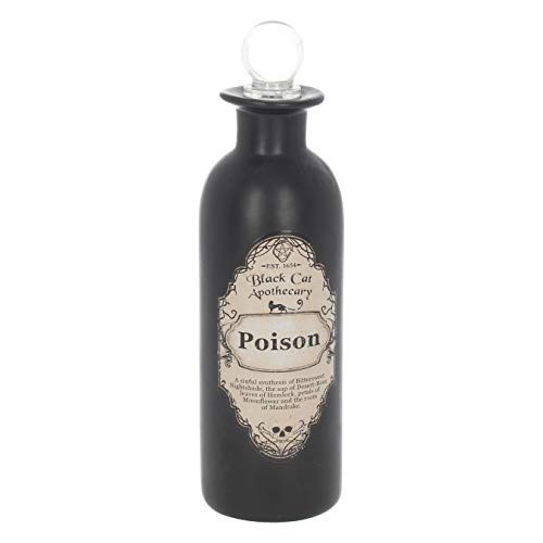 Nemesis Now Poison Apothecary Potion Bottle, Gothic Decor, Sinister Design, Unique Gift for Witches, 19cm | Amazon (US)