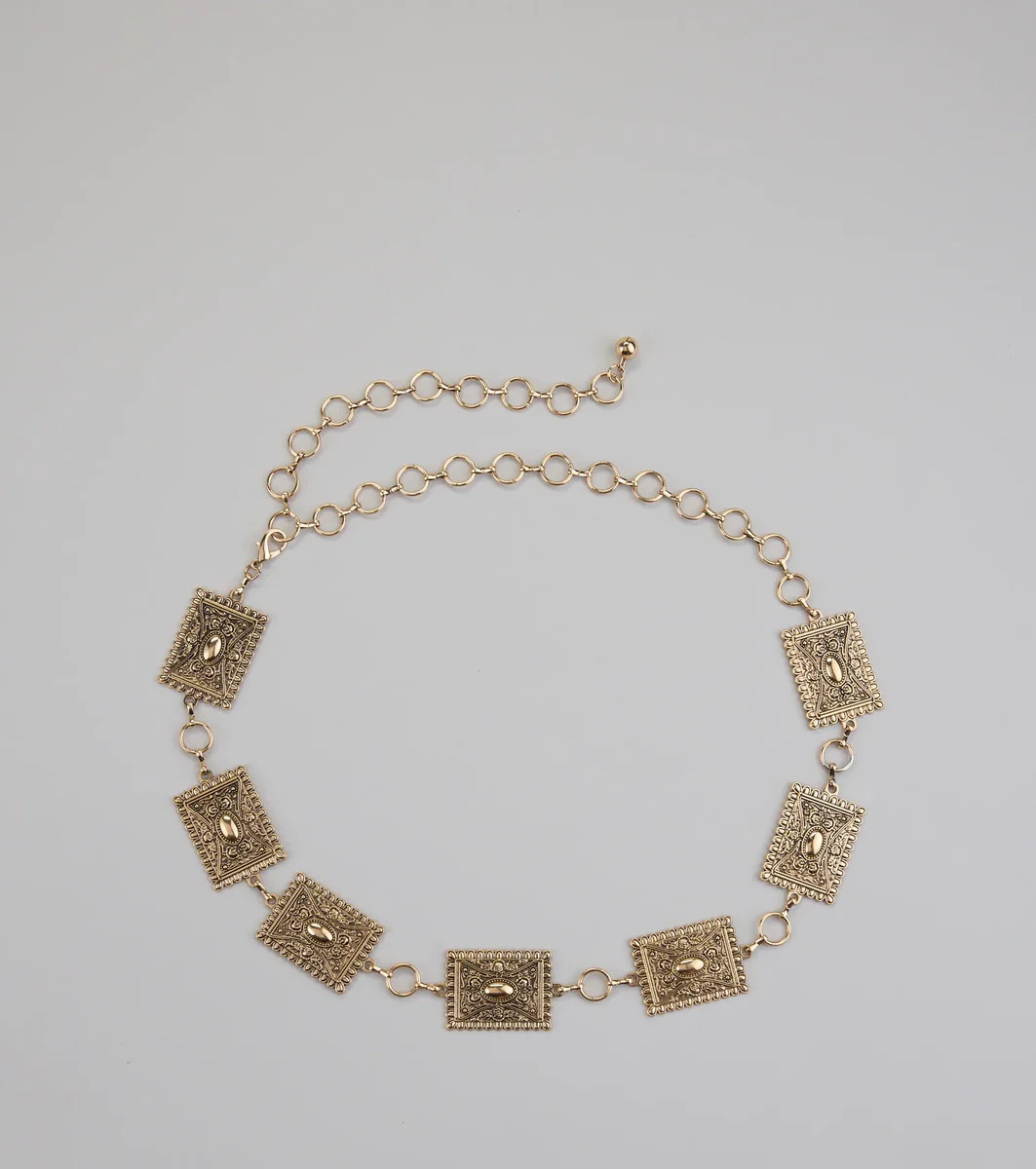 Boho Look Concho Chain Belt | Windsor Stores