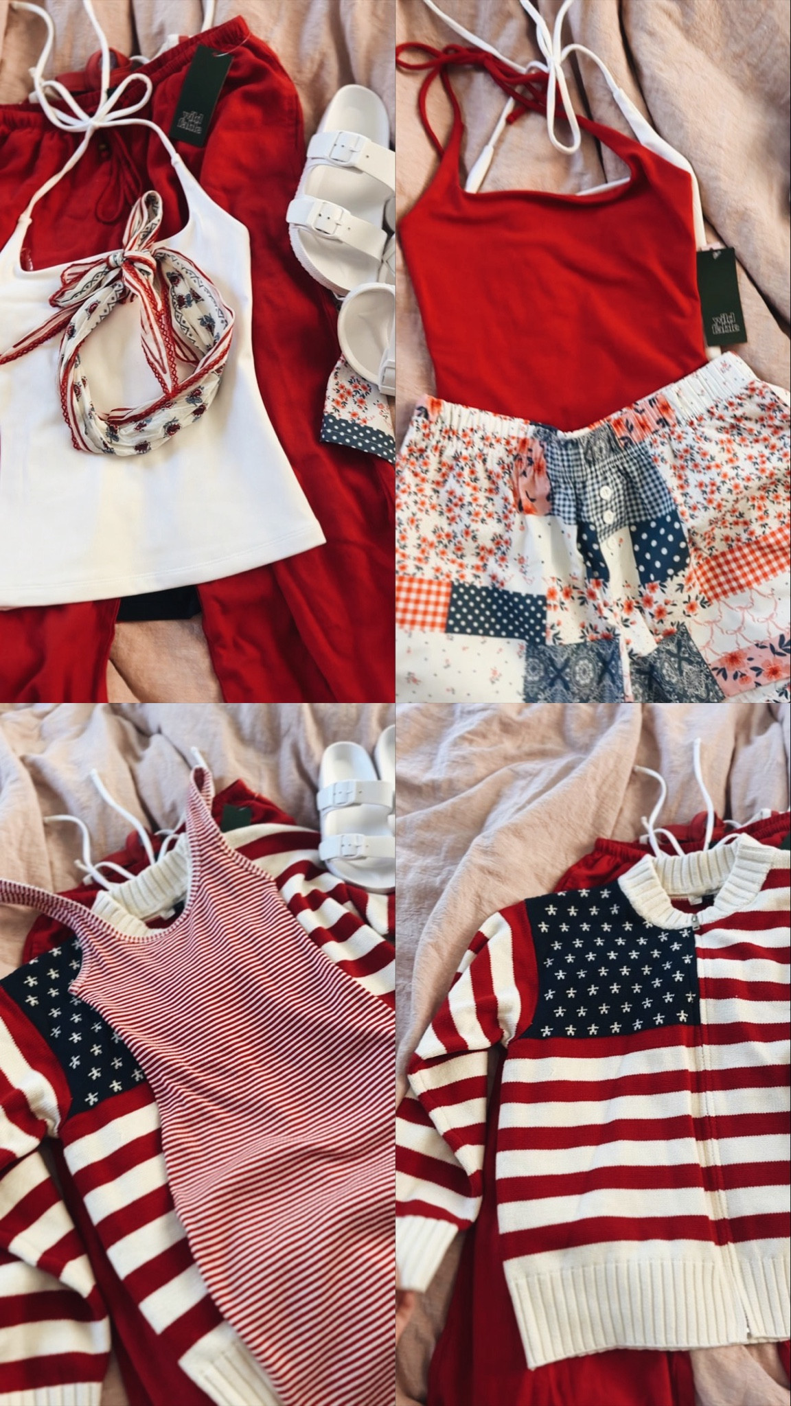 Americana summer style faves from Target! American flag sweater, linen pants, ribbed dresses, red white and blue halter tops. Size XS and XXS to fit my tweens age 10, 12 and 14! 

#TargetPartner 

#LTKootd #LTKSeasonal #LTKmomlife