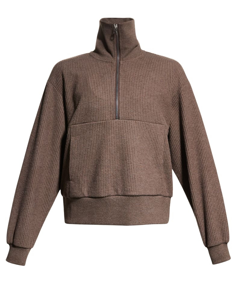Varley Cyrus Ribbed Half-Zip Pullover | Neiman Marcus