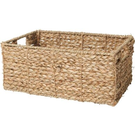 DWELL STUDIO Seagrass Storage Basket - 14x9.5x6” | Sierra