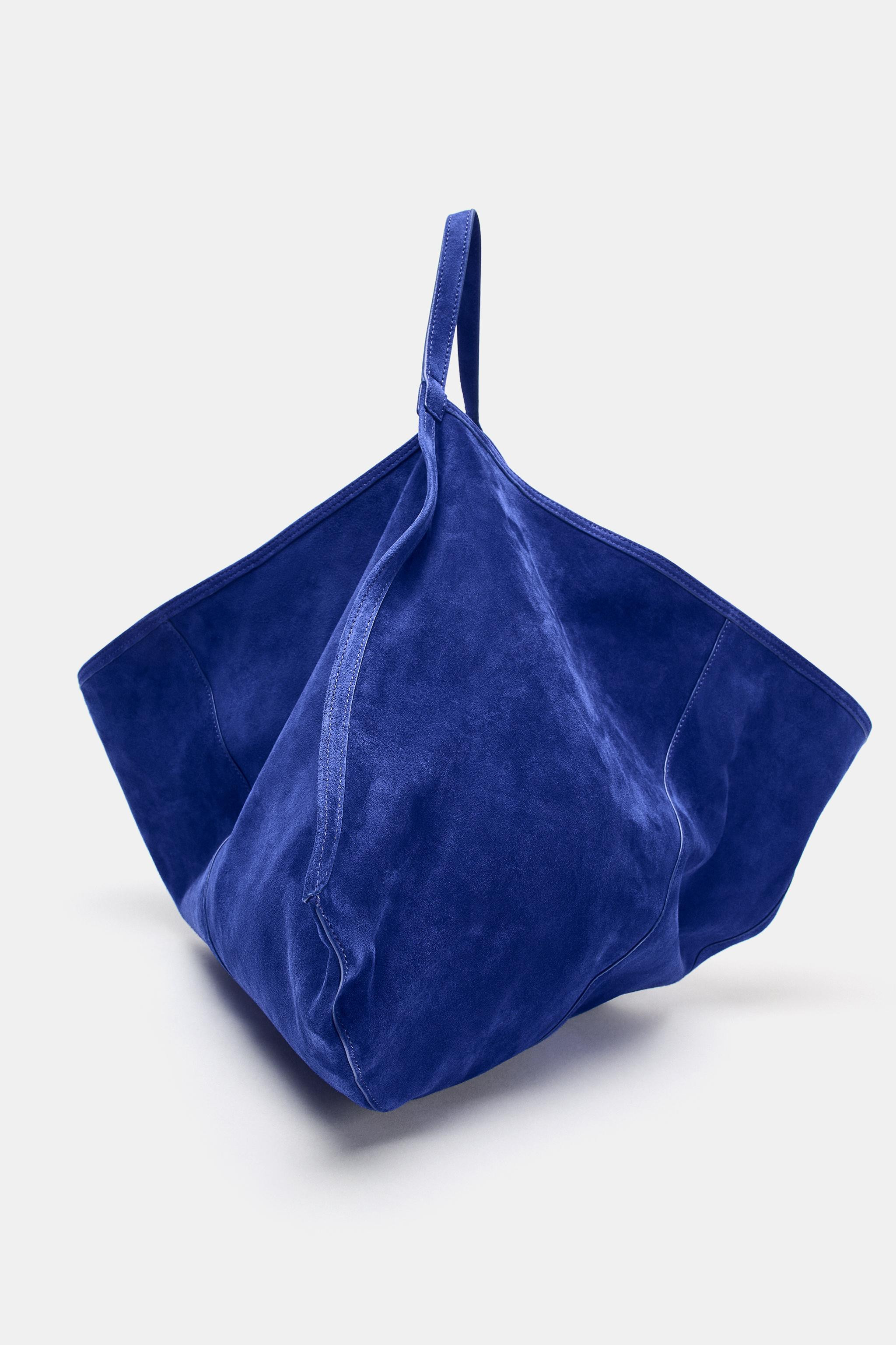 SUEDE BUCKET BAG | Zara US