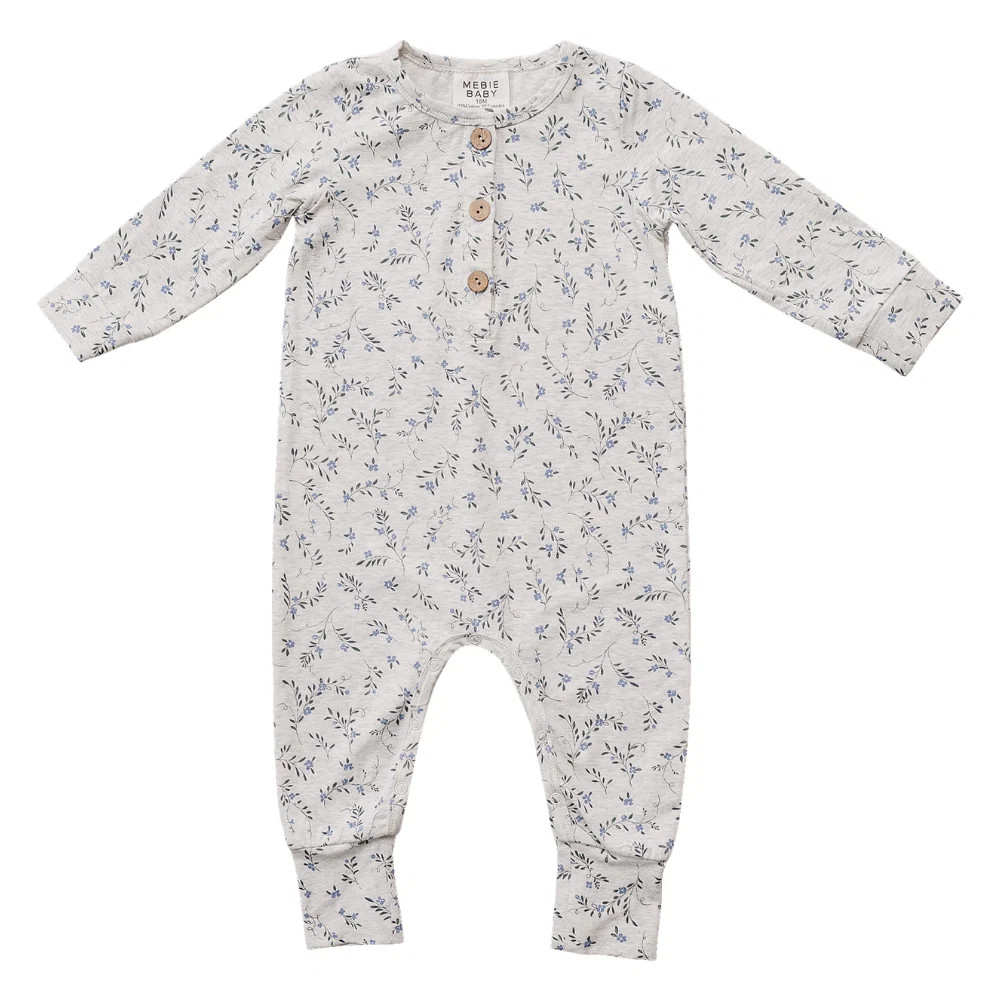 Blue Vine Romper | Mebie Baby