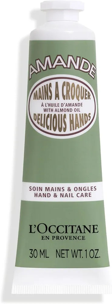 L'Occitane Almond Delicious Hand & Nail Cream: Soften hands & Cuticles with Irresistible Almond S... | Amazon (US)