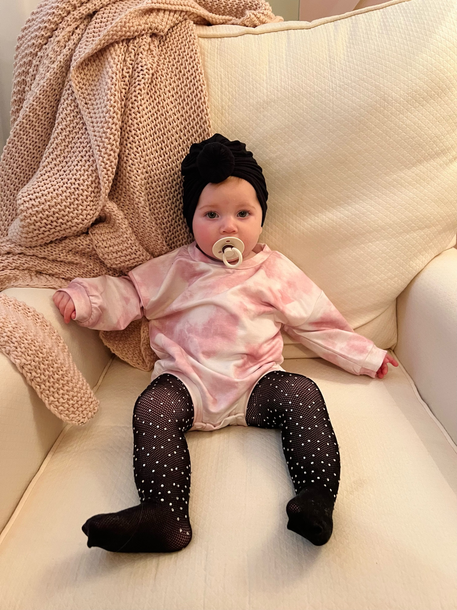 Baby girl winter fashion 🤍 
baby style/ baby girl fashion/ baby ootd/ baby tights/ baby turban/ oversized sweater bubble

#LTKbaby #LTKSeasonal #LTKkids
