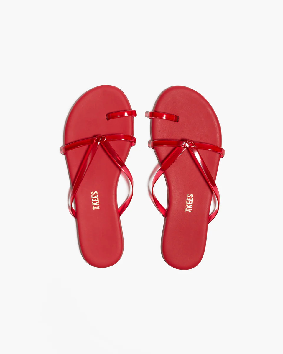 Jelly Valerie in Cherry | Sandals | Women's Footwear | TKEES