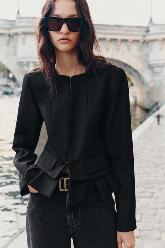 ZW COLLECTION SHORT WOOL JACKET | Zara US